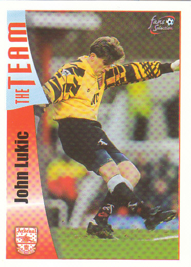 John Lukic Arsenal 1997/98 Futera Fans' Selection #24